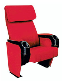 Auditorium Arm And Head Rest Chair